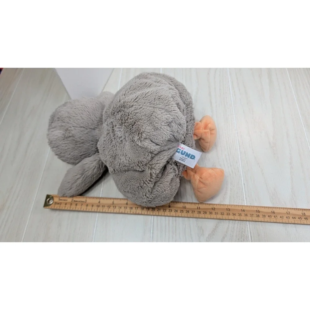 Baby Gund Chub Penguin Plush Gray White 4043895 round Soft Stuffed Animal